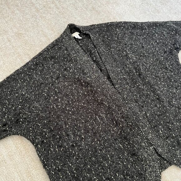 Chico's Open Front Short Sleeve Cardigan Sweater 3 - Picture 3 of 10